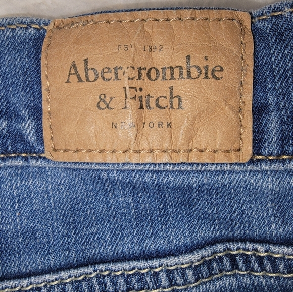 Abercrombie & Fitch Blue Skinny Jeans Premium Denim - Picture 3 of 12